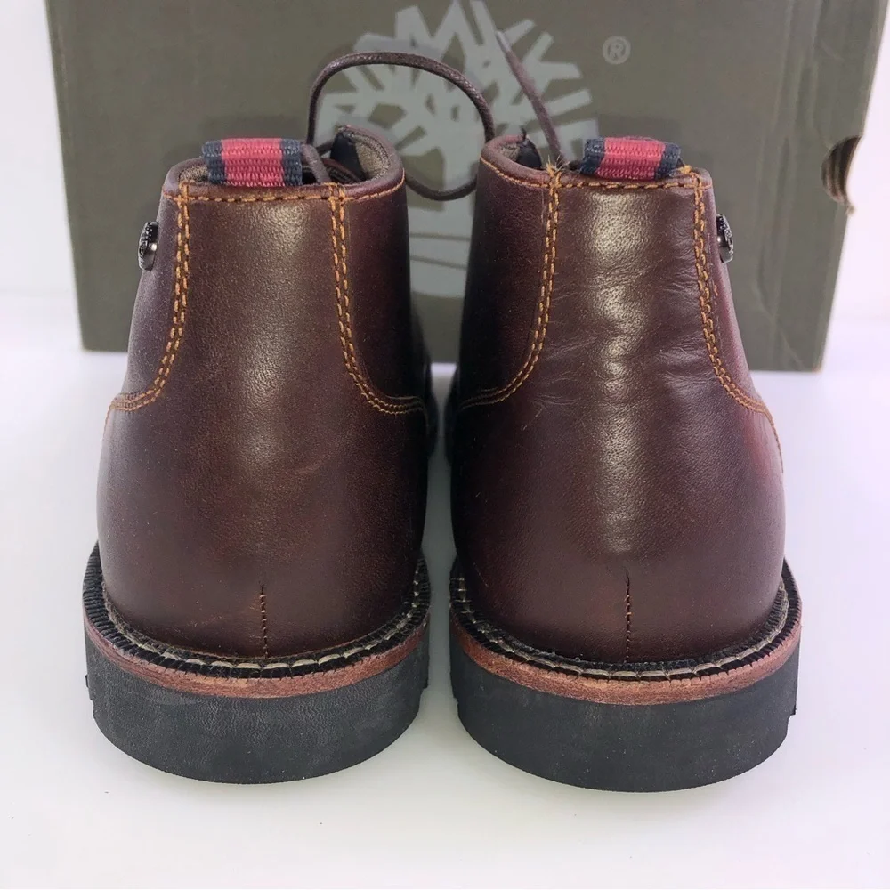 TIMBERLAND Men’s Chukka Ankle Boots Sz 7 Richdale Leather Lace Up A1 TYN